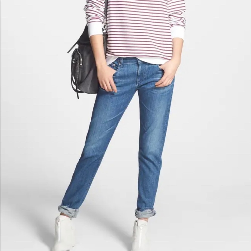 AG Adriano Goldschmeid The Nikki Relaxed Skinny Jeans Size 26 Regular